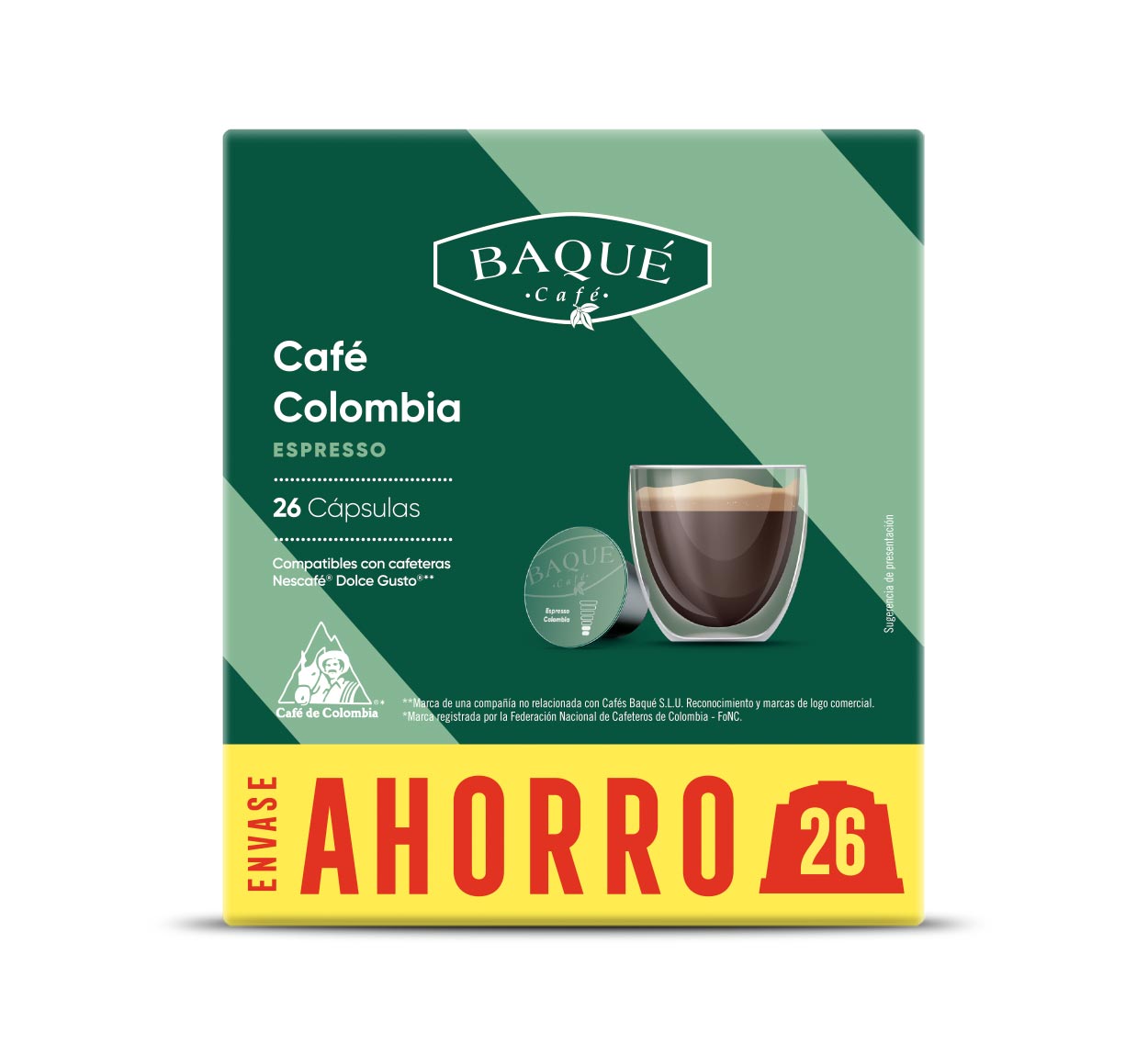 Espresso Kolonbia, 26 kapsula DG (aurrezteko formatua)