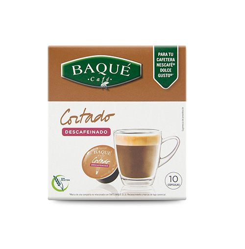 Descafeinado Cortado 10 cápsulas compatibles Dolce Gusto® - Cafés