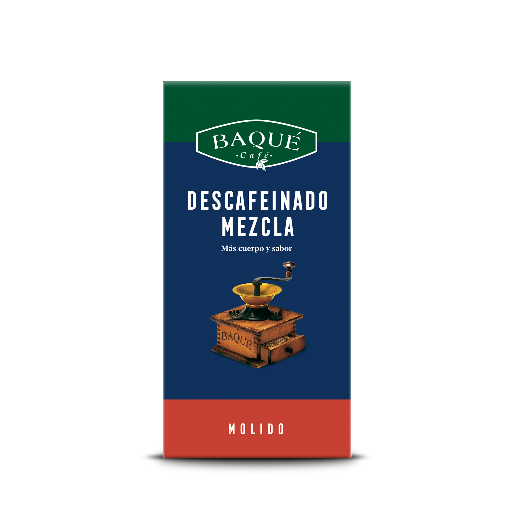 Café molido Descafeinado Mezcla, 250 g.