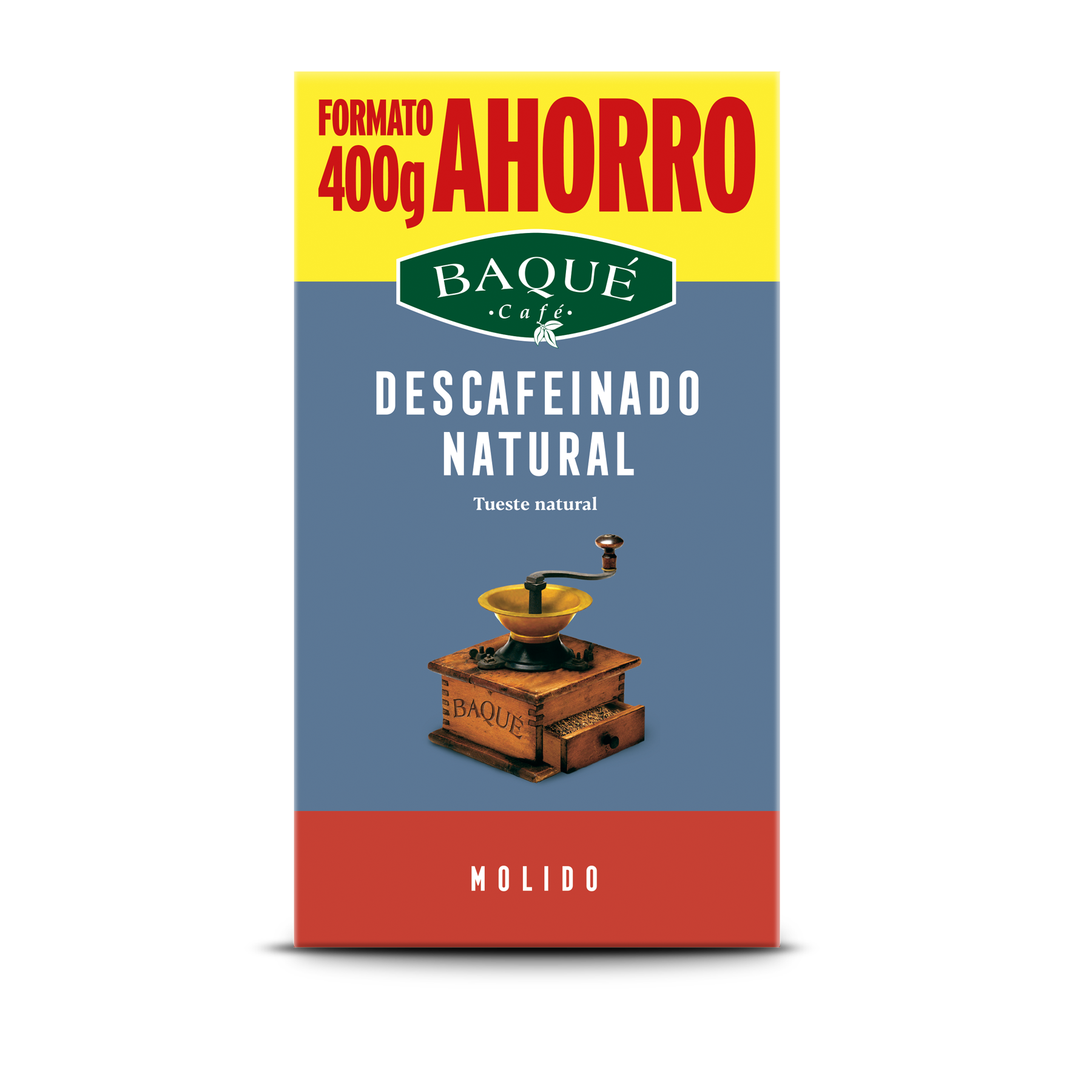 Café molido Descafeinado, 400 g.