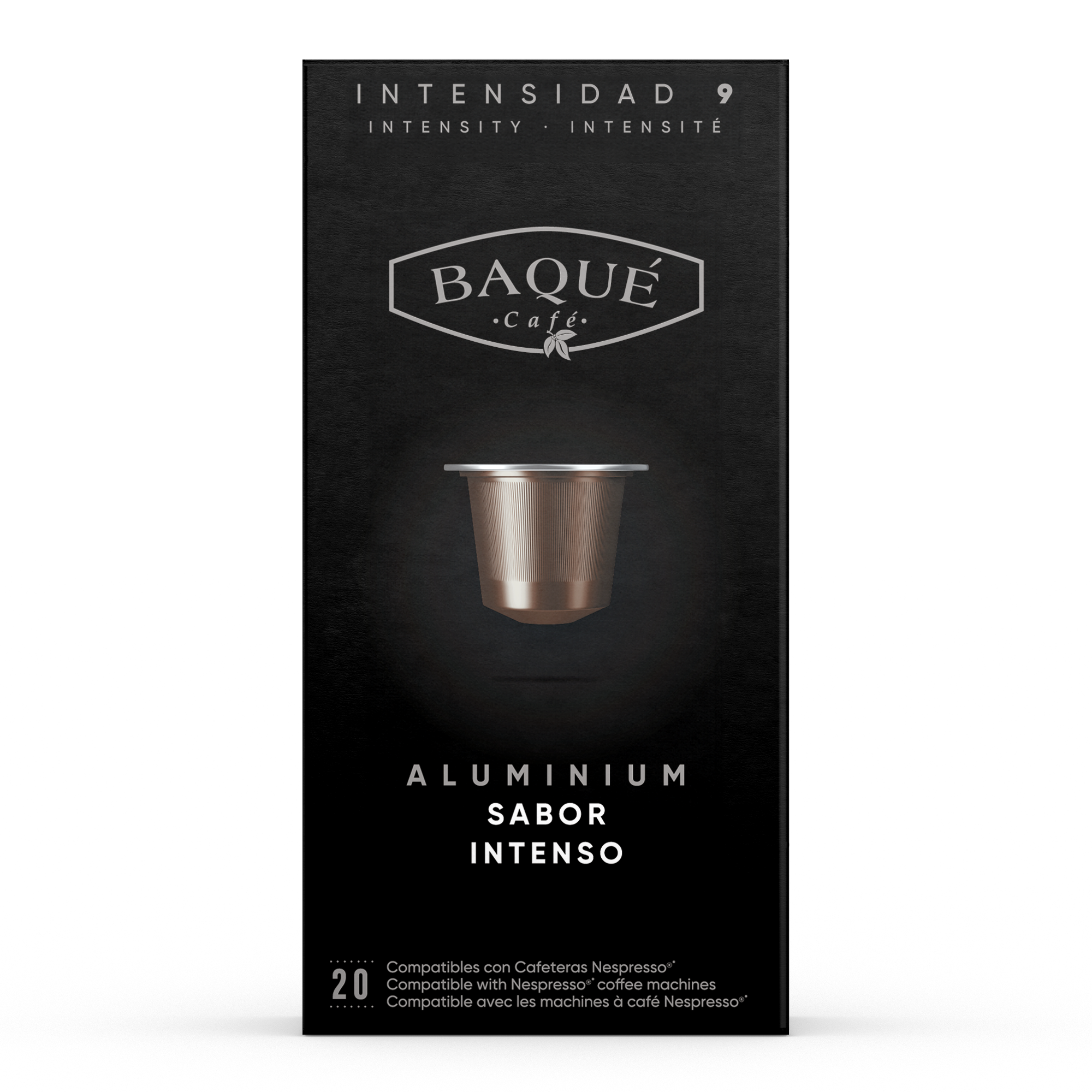 Sabor Intenso 20 cápsulas de Aluminio compatibles Nespresso®